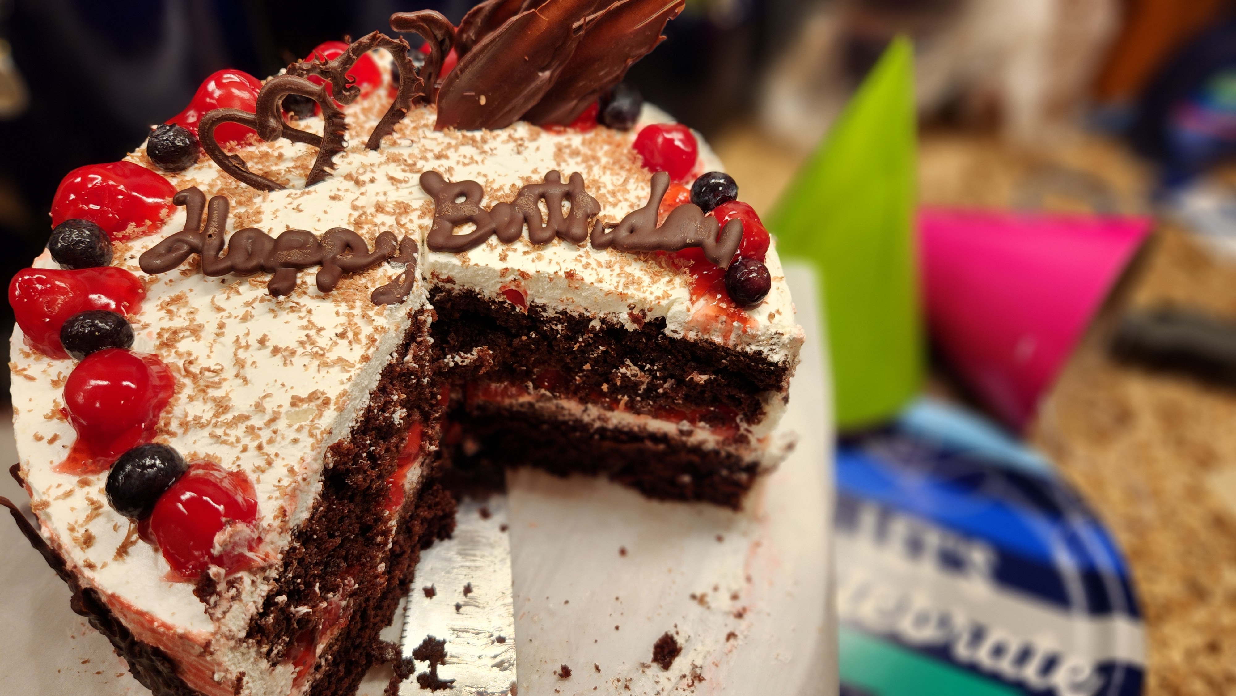 black forest birthday cake